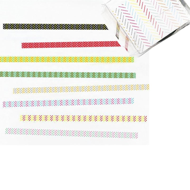 Staggered Color Dotted Tape 8 Rolls 3mm X 5m for Planners Journals Scrapbooks Craft - Image 4