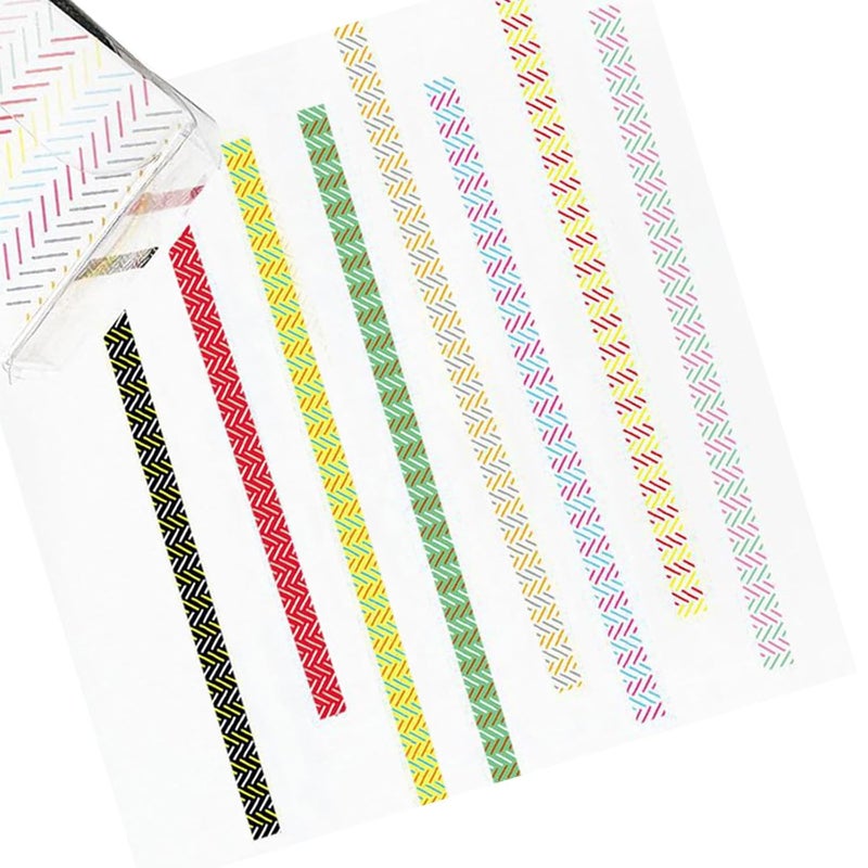 Staggered Color Dotted Tape 8 Rolls 3mm X 5m for Planners Journals Scrapbooks Craft - Image 2