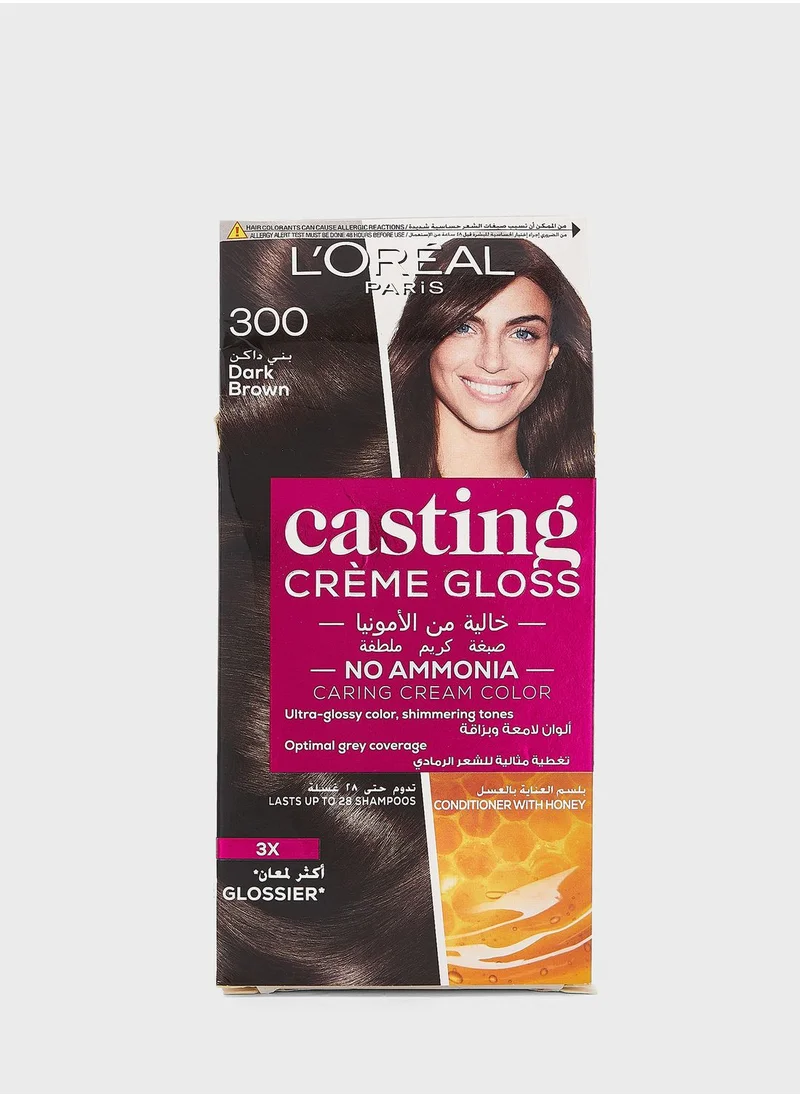 L'OREAL PARIS Casting Crème Gloss Hair Color Dark Brown