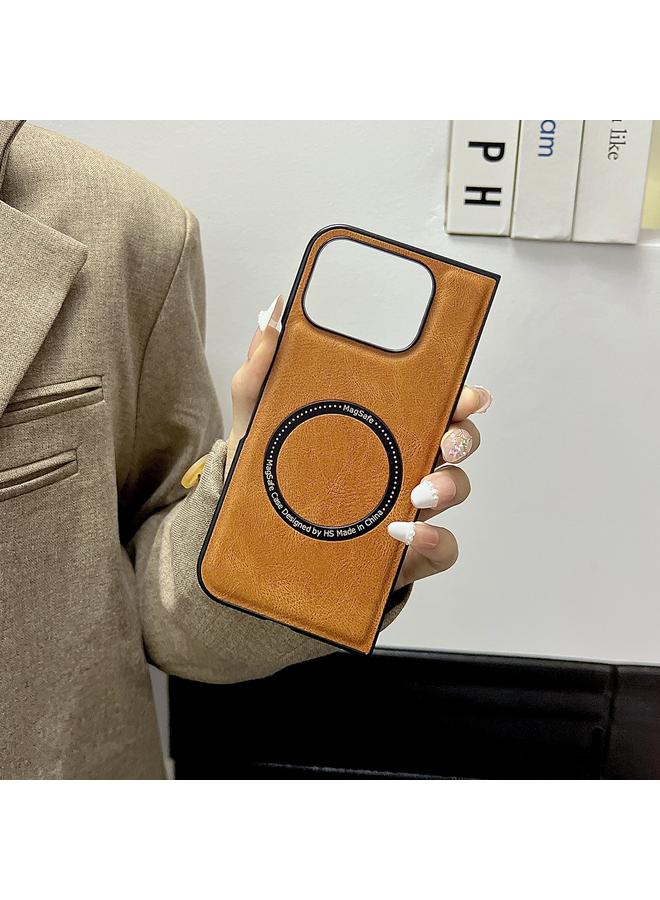 S-TOP Case For Google Pixel 9 Pro Fold Crazy Horse Pattern Leather MagSafe Magnetic Phone Case - Image 3