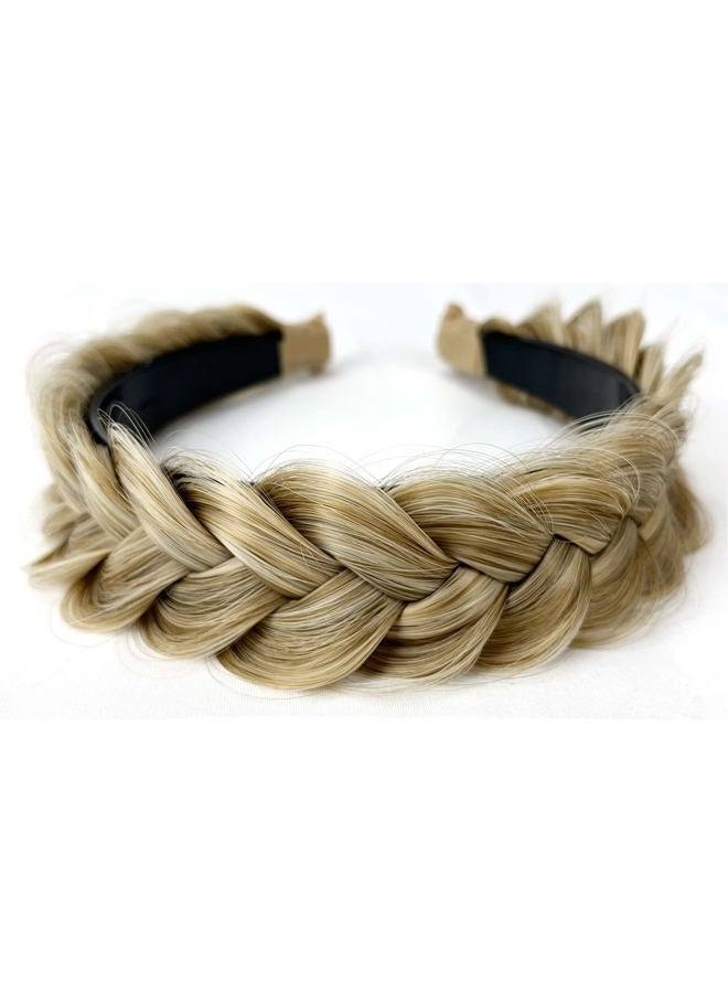 TOECWEGR Braided Headband WithTooth Wide Braid Messy Hair Hoop WomenFashion Hair Accessories - Image 1