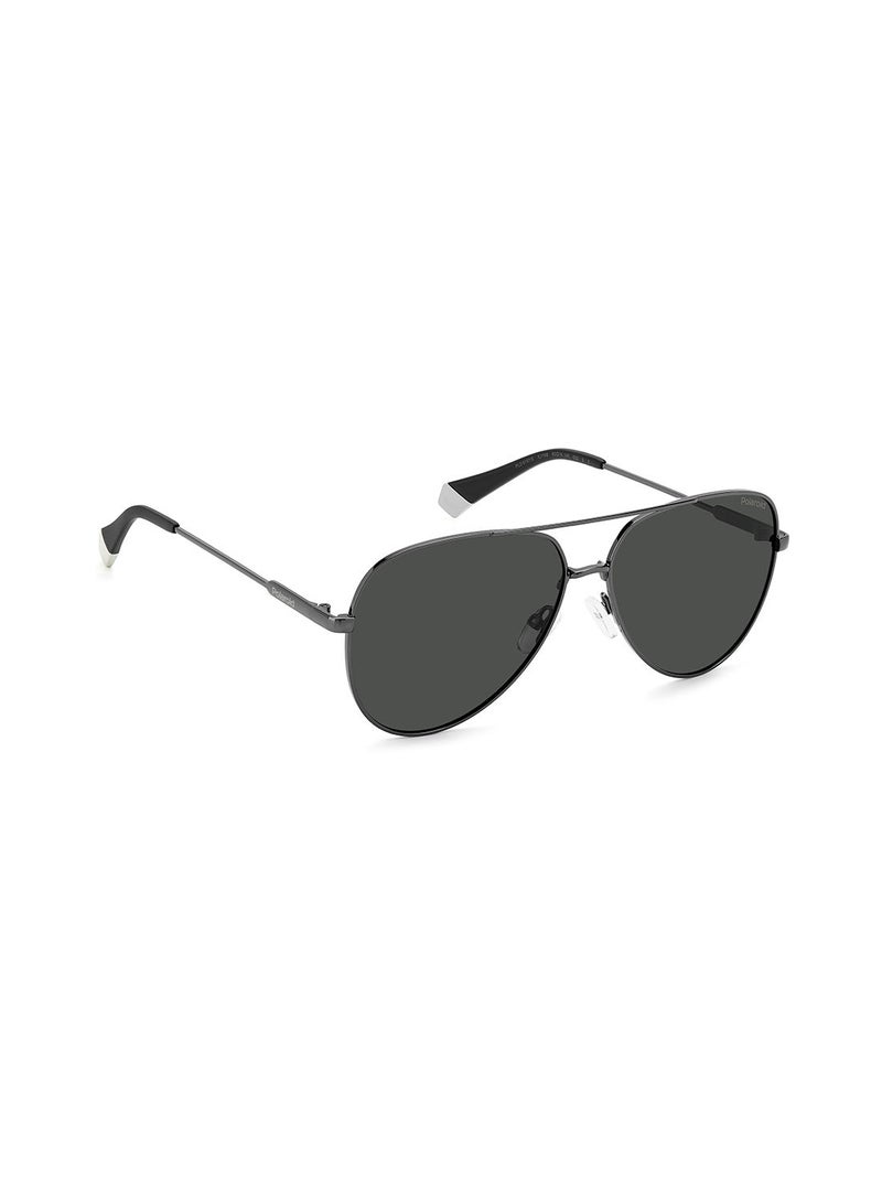 Polaroid Unisex UV Protection Pilot Sunglasses - Pld 6187/S Dk Ruthen 60 - Lens Size: 60 Mm - Image 2