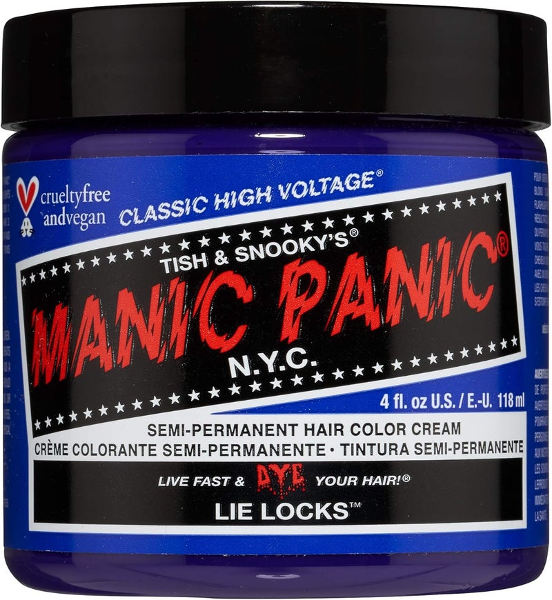 Manic Panic Semi-Permanent Hair Color Cream - Lie Locks, 4 Oz - Image 1