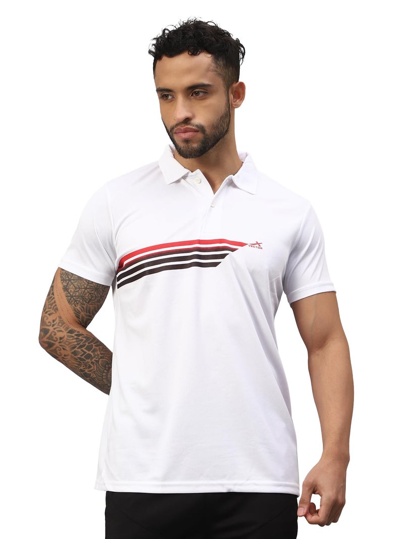 Vector X VTD-300-B-XL Polyester T-Shirt, XL (White) - Image 1