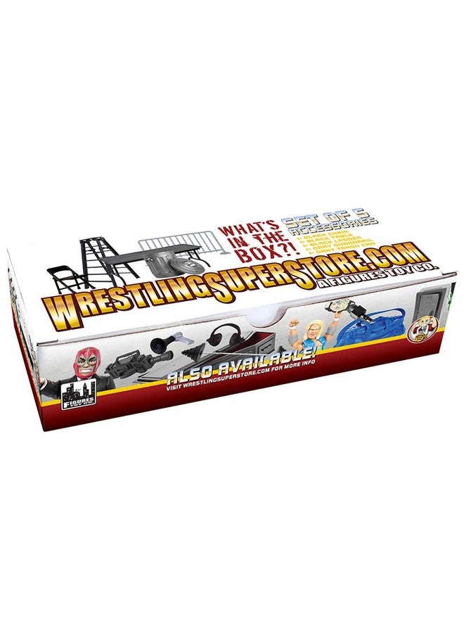 Figures Toy Company Set of 5 Wrestling Prop Accessories for Wrestling Action Figures - Image 4