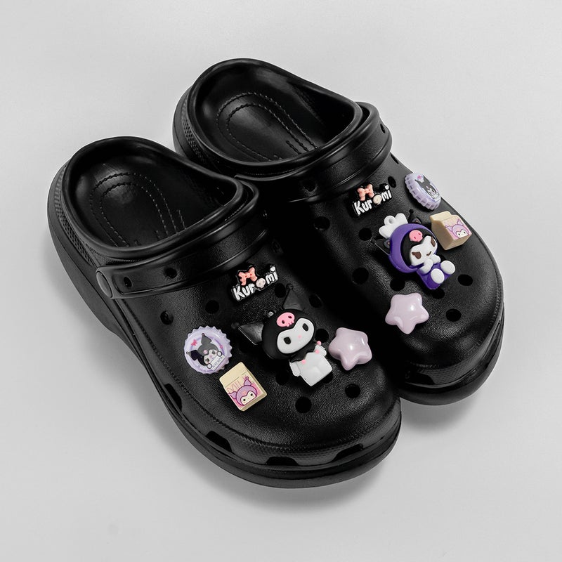 New Bottle Cap Kulomi Eva Hole Shoes Women'S Outer Wear Parent-Child Fashion All-Match Soft Bottom Non-Slip Toe Sandals - Image 1