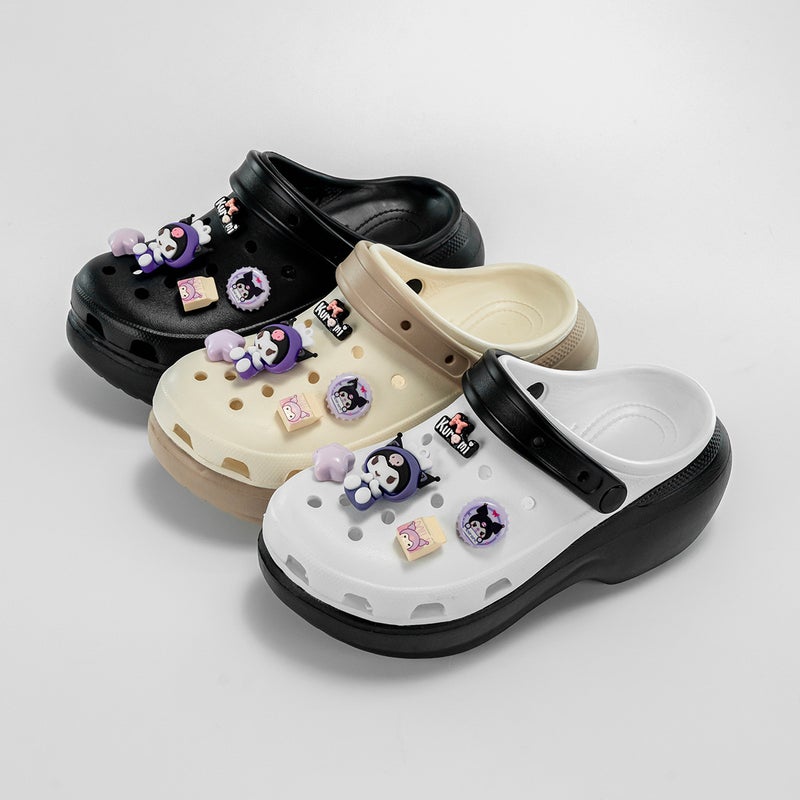 New Bottle Cap Kulomi Eva Hole Shoes Women'S Outer Wear Parent-Child Fashion All-Match Soft Bottom Non-Slip Toe Sandals - Image 5