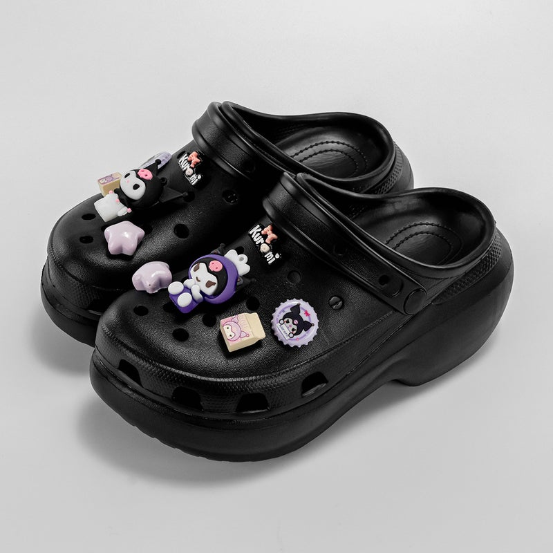 New Bottle Cap Kulomi Eva Hole Shoes Women'S Outer Wear Parent-Child Fashion All-Match Soft Bottom Non-Slip Toe Sandals - Image 4