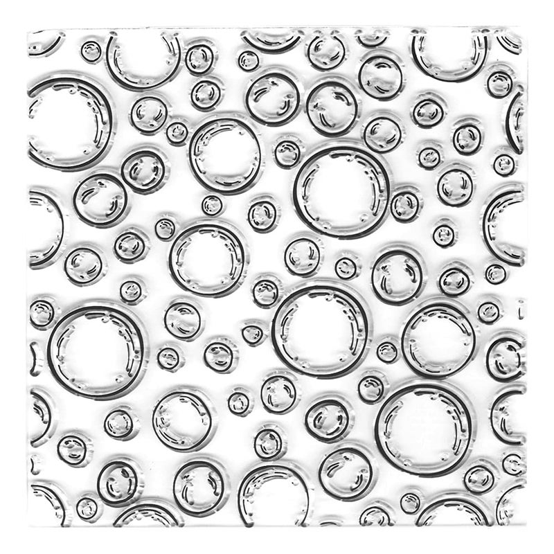 Bubbles Circle Dots Background Clear Stamps for Card Making Scrapbooking Crafting DIY Decorations Background Transparent Silicone Seal Stamps for Embossing Album Crafts