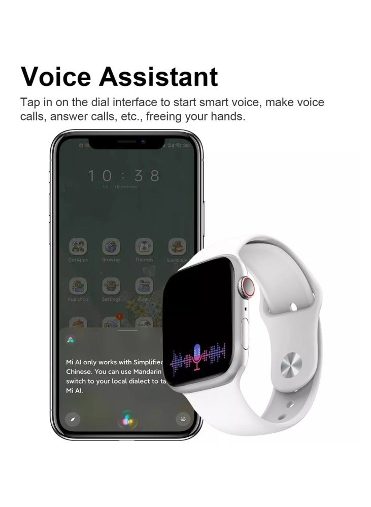 ارواق ساعة ذكية Ai7 pro بشاشة ملونة 1.92 بوصة، تدعم مراقبة معدل ضربات القلب/مراقبة ضغط الدم - Image 4