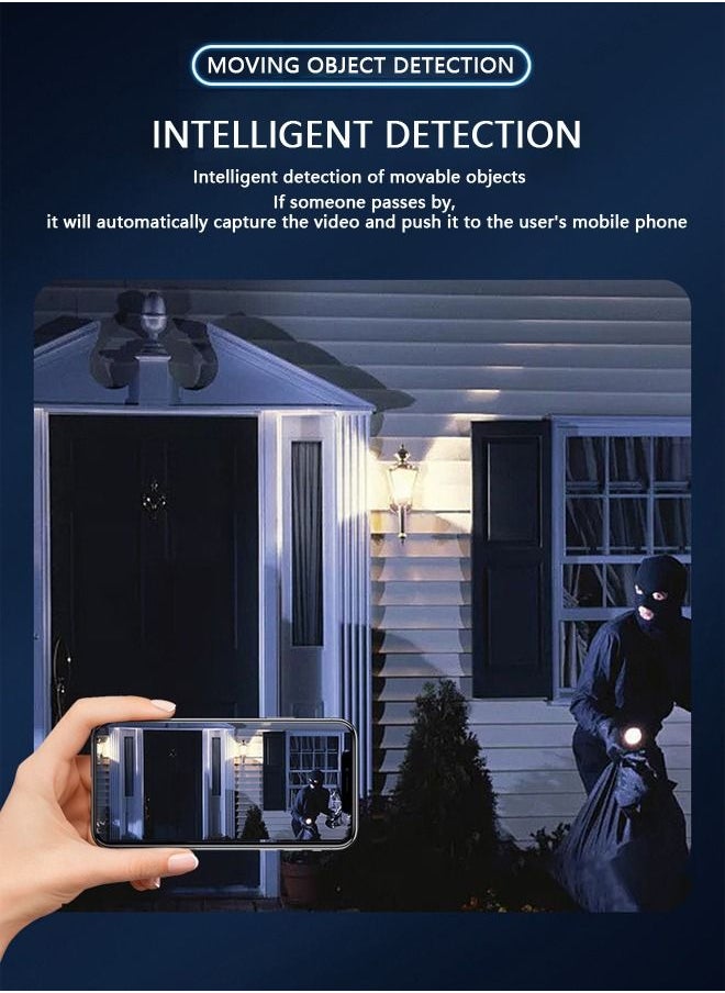 Generic - Camera 360° Security X10 Camera Smart Wireless WiFi 1080P HD Security Camera for Indoor Outdoor with Motion Detection and Alarm Night Vision - Image 1