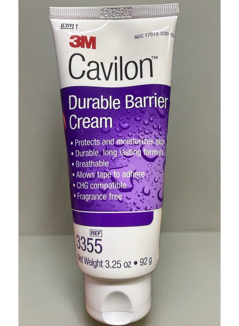 Cavilon 3M Cavilon Durable Barrier Cream Fragrance Free 3.25 Oz Tube 1/ea 3355 by Cavilon - Image 1