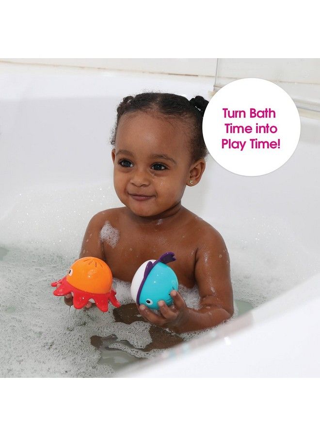 Edushape Tub Buddies 3 Toys Toddler Bath Toys Strainers Early Child Development Educational Boys & Girls Water Bath Toy Baby Bath Toys For Toddlers 1 3 Teaches Cause Effect Cognitive Skills - Image 4