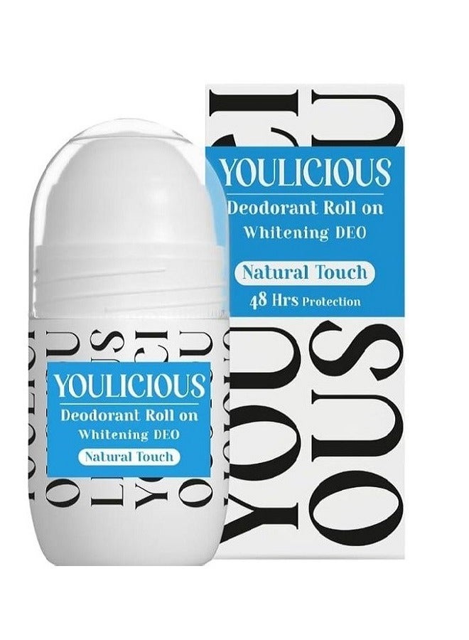 Youlicious Deodorant Roll on Whitening DEO Natural Touch 48 Hrs Protection - Image 1