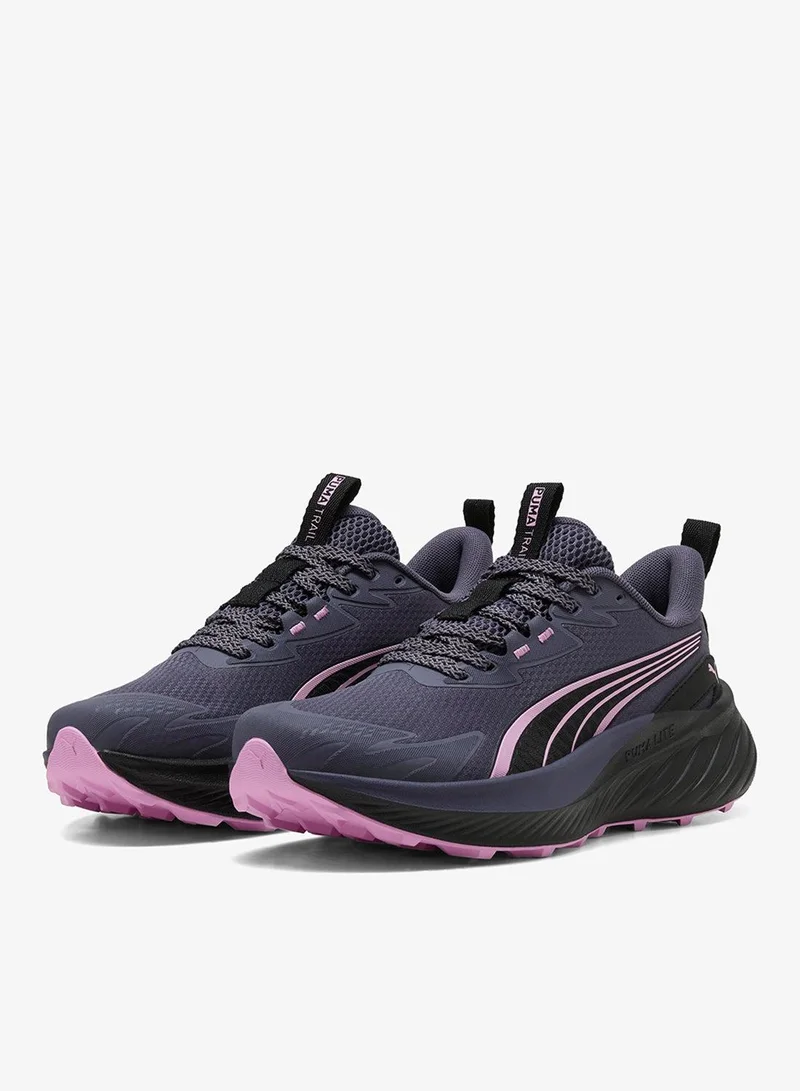 Puma Inky Depths-PUMA Black-Mauve Glow Pounce Lite 2 Trail for Men | Best Price UAE