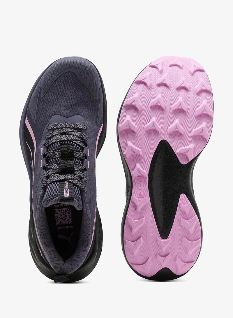 Puma Inky Depths-PUMA Black-Mauve Glow Pounce Lite 2 Trail for Men | Best Price UAE
