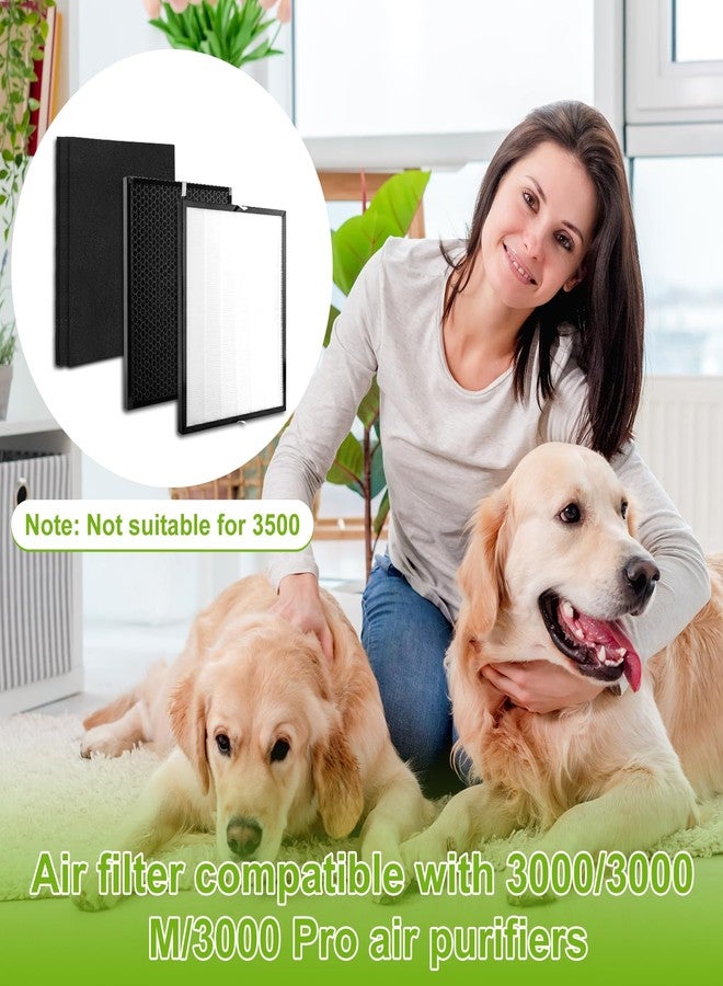 Diegimr Air Purifier Filter Set for, Air Purifier Filter Replacement with 1 Ultra, 1 Activated Carbon and 4 Pre- for 3000 Accessories - Image 4