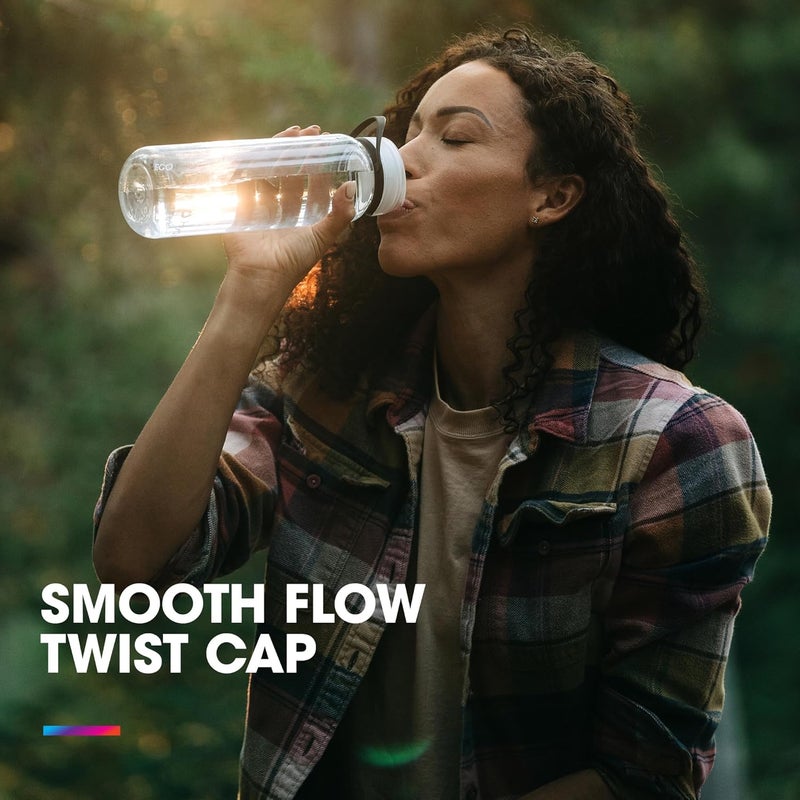 HydraPak Recon Twist  Sip  Wide Mouth Recycled Plastic Water Bottle 24oz or 32oz  Eco Friendly BPA Free Easy Carry - Image 2