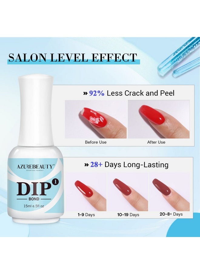 AZUREBEAUTY AZUREBEAUTY Dip Powder Primer Bond 15 ml for Nail Dipping Powder Set French Nails Art Manicure Beginner DIY Salon  - Image 5