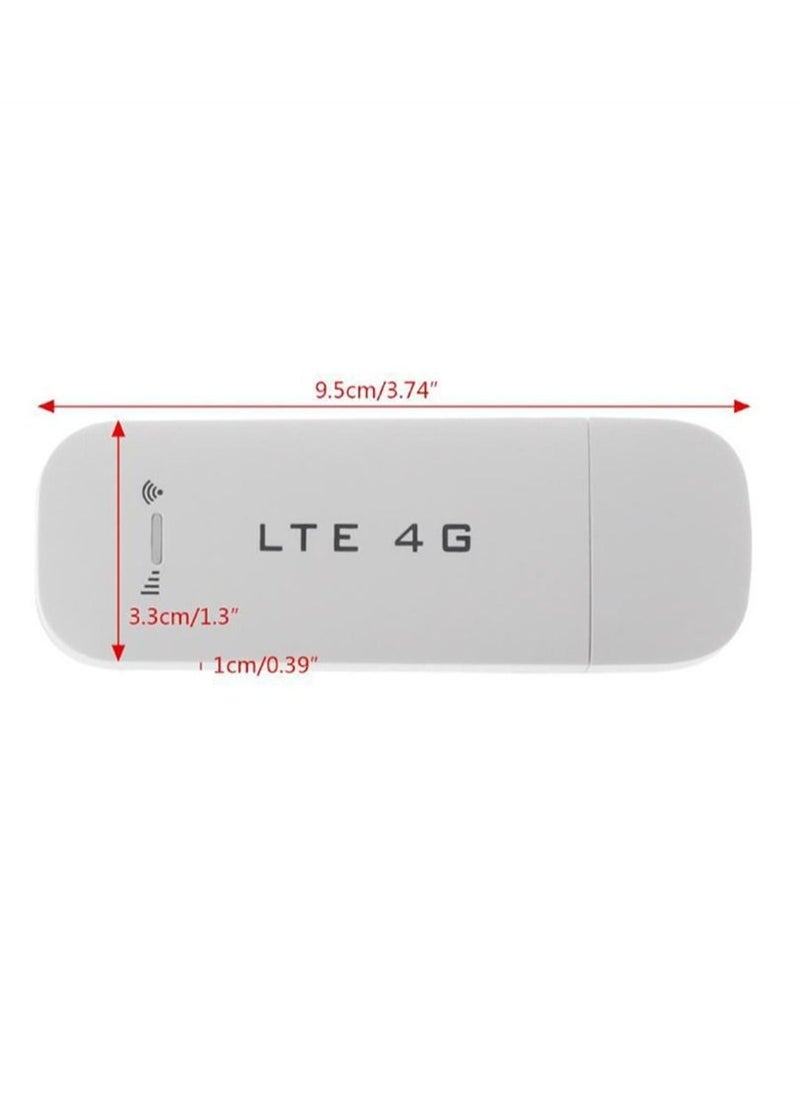 Captaintech - Portable USB Wifi Dongle 4G USB Modem WiFi Router USB Dongle 150Mbps with SIM Card Slot Car Hotspot Pocket Mobile WiFi - Image 1