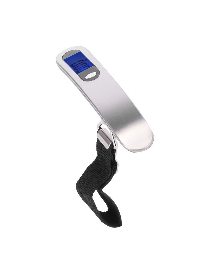 شابية مقياس وزن الأمتعة، ميزان رقمي جديد محمول 2.0 لوزن الحقائب مع شحن USB، ميزان أمتعة 110 رطل/50 كجم مع خطاف، ميزان للسفر، للسفر، للمنزل، وللأماكن الخارجية - نمط الحزام  - Image 5