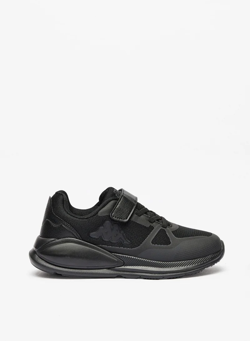 Kappa Boys Textured Sneakers with Hook and Loop Closure