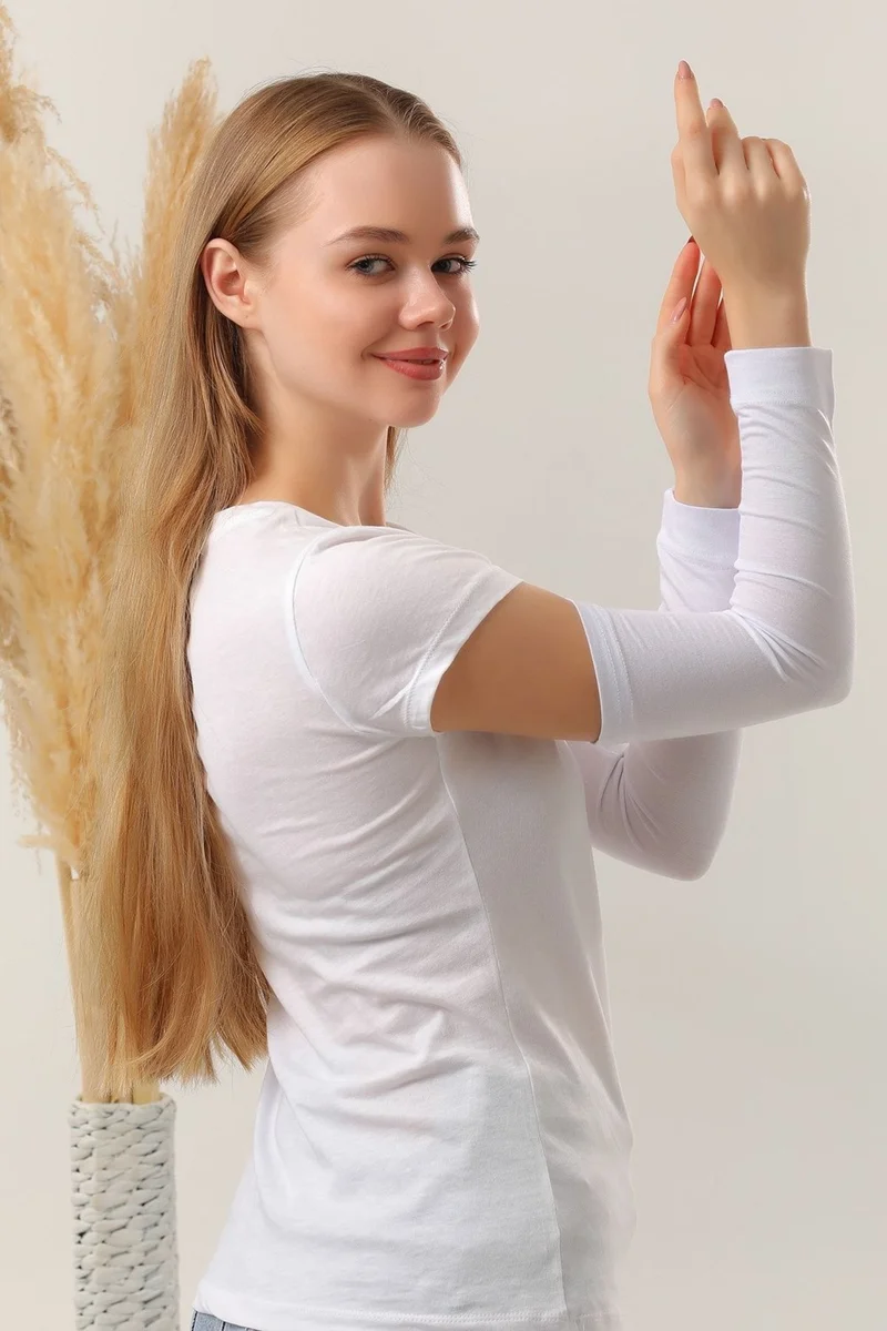 Melodi Scarf Melody Scarf Hijab Sleeve White