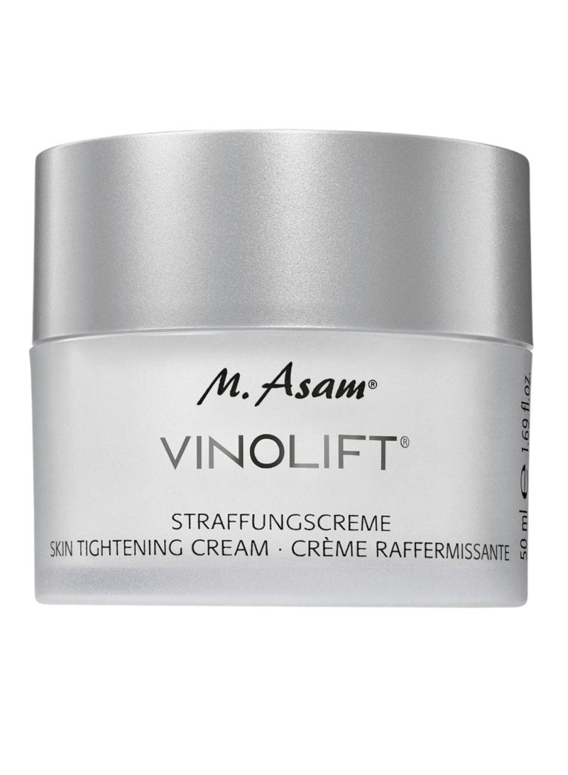 asam VINOLIFT Skin Tightening Cream 1 point 69 fl oz Anti aging firming face cream with lifting effect for mature and dry skin facial care with resveratrol OPC and grape seed oil - Image 1