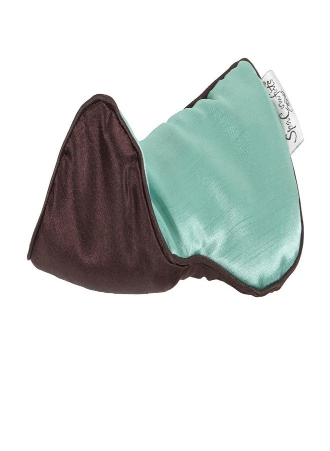 DreamTime Weighted Eye Pillow Mask, Rose Velvet, Microwave or Freeze, Washable, 9.5x4.5 in, for Sleep, Yoga, Meditation, Relaxation - Image 2