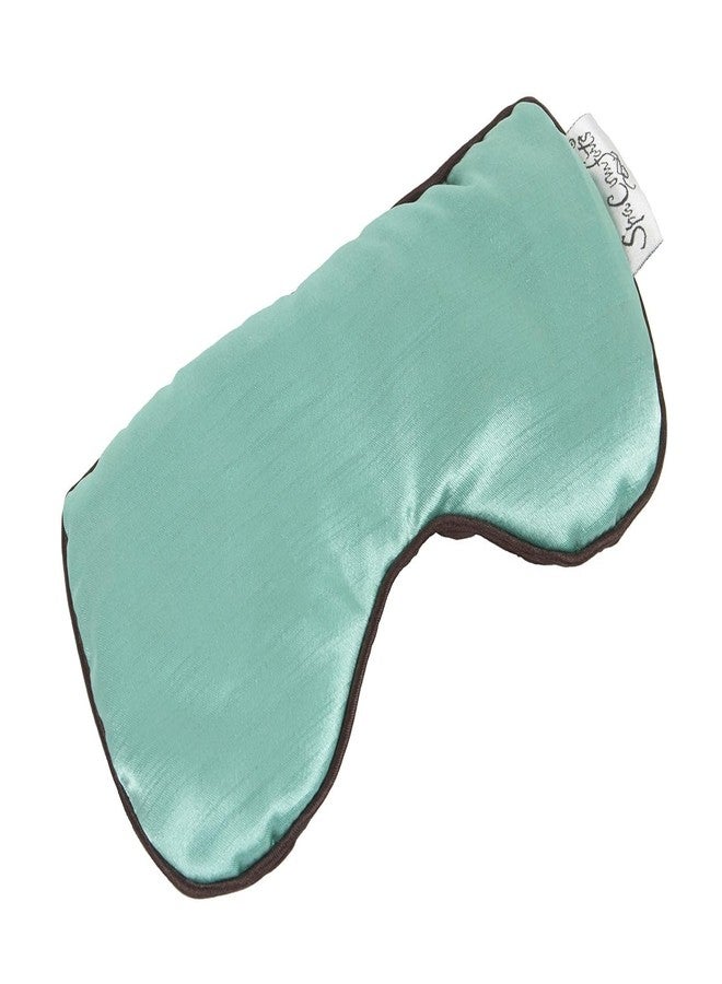 DreamTime Weighted Eye Pillow Mask, Rose Velvet, Microwave or Freeze, Washable, 9.5x4.5 in, for Sleep, Yoga, Meditation, Relaxation - Image 1