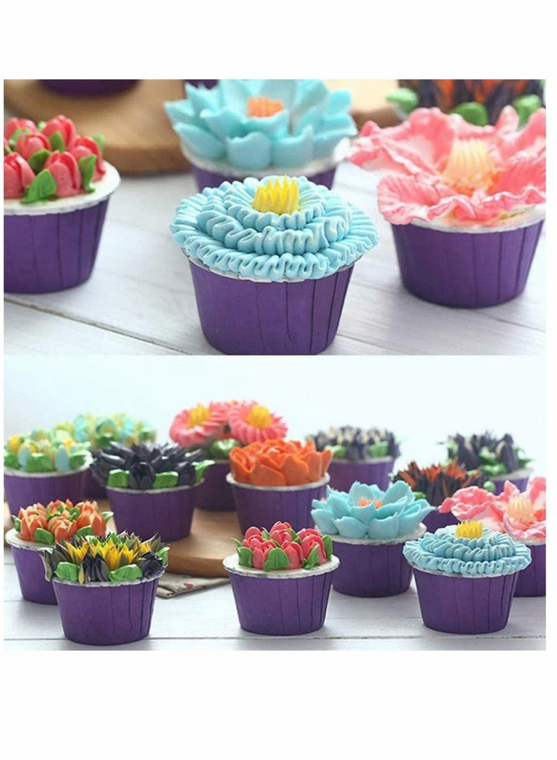 Captaintech 27pcs Russian Piping Tips Cake Decorating Tips Icing Piping Nozzles Tool Piping Ball Tips Cake Decorating Supplies Kits DIY Baking Tools for Cake Cookies Dessert Pastry Decoration - Image 4