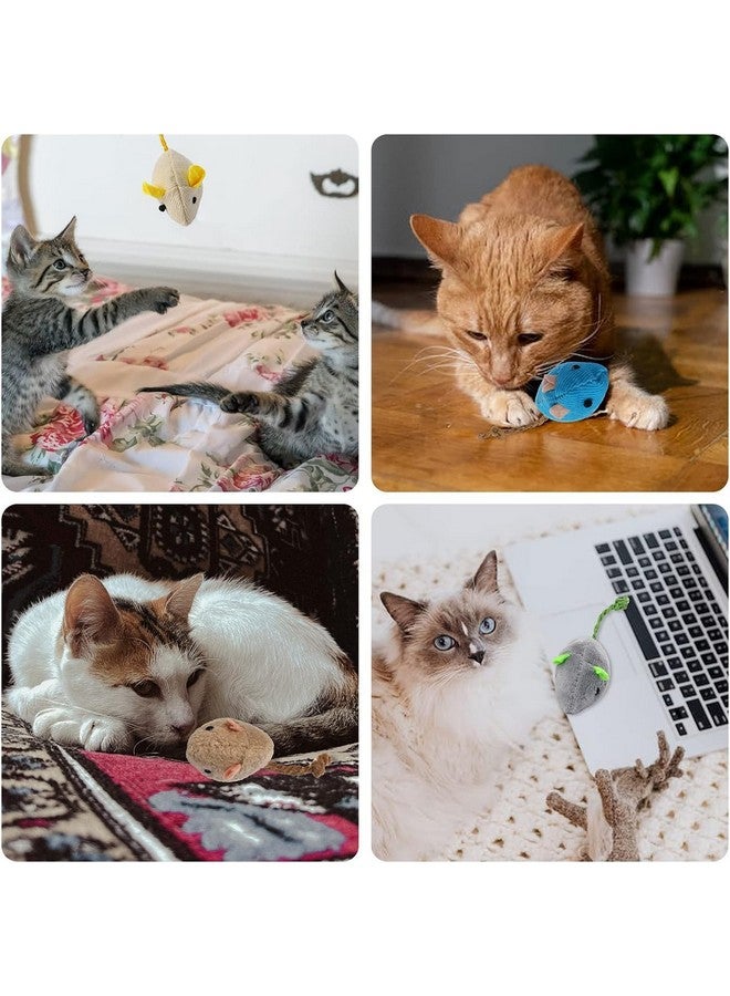 Generic Catnip Toys Cat Mice Toys, Adorably Cute Home Kitten Catnip Cat Supplies For Hours Of Wholesome Entertainment Perfectly Entertain Your Feline Friend (Pack Of 8)  - Image 5