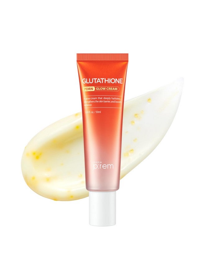 MAKEP:REM MAKE P:REM Glutathione PDRN Glow Cream, Antioxidant Moisturizer with PDRN Capsules for Radiant and Nourished Skin, All Skin Types, Korean Skin Care, 1.69 fl oz, 50ml - Image 1