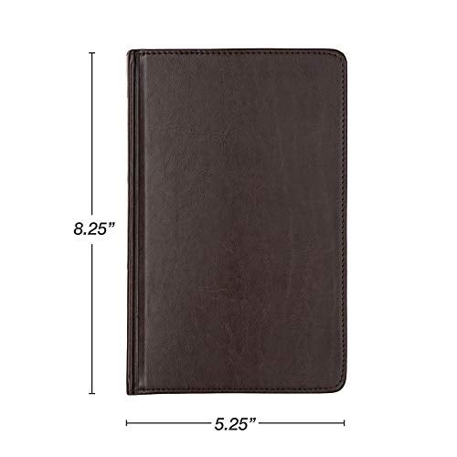 Samsill Vintage Hardcover Notebook, 200 Lined Notebook Pages, Brown, 5.25 x 8.25 Inch - Image 3