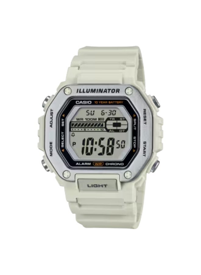 Men's Resin Digital Watch MWD-110H-8AVDF - 50.7 mm