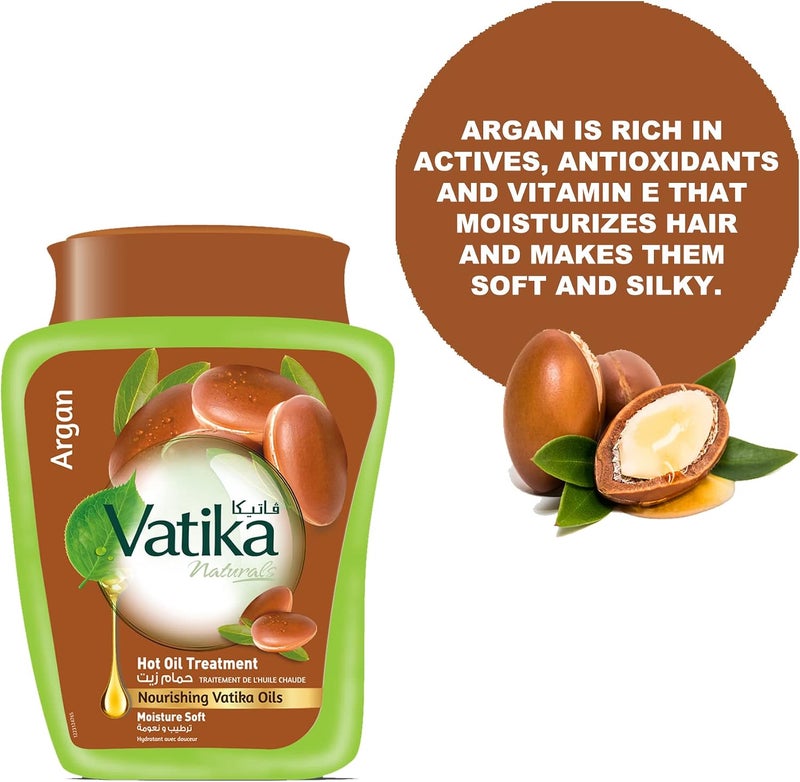 Vatika Naturals Hammam Zaith Hot Oil Treatment with Moroccan Argan Oil - 500 g - Image 5