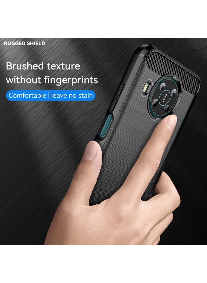 S-TOP Case For Nokia X10 / X20 Brushed Texture Carbon Fiber TPU Phone Case - Image 3