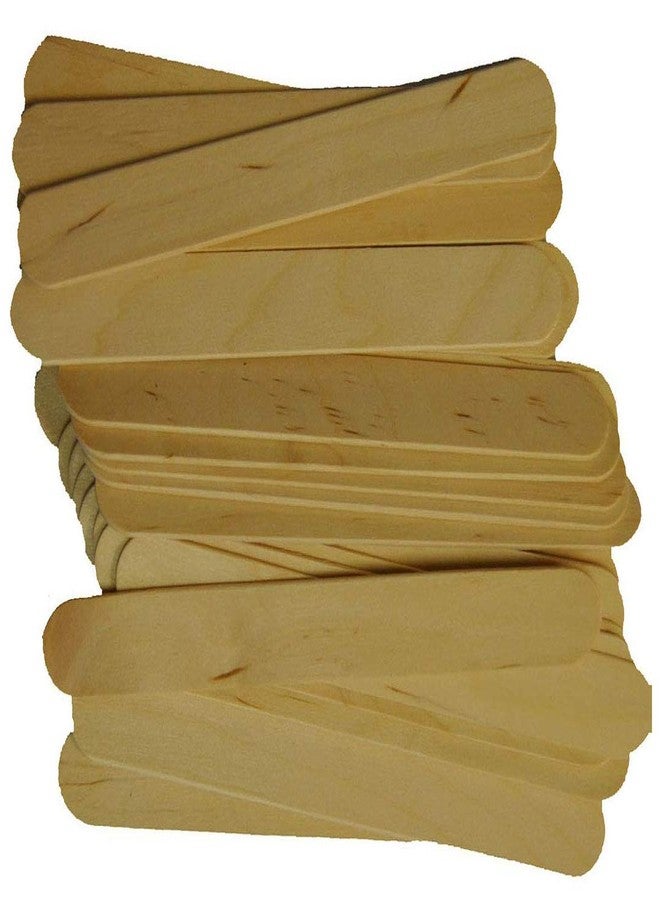 Spa Stix Large Jumbo Waxing Sticks - 6" x 3/4", Pack of 100 Jumbo Sticks - Image 1