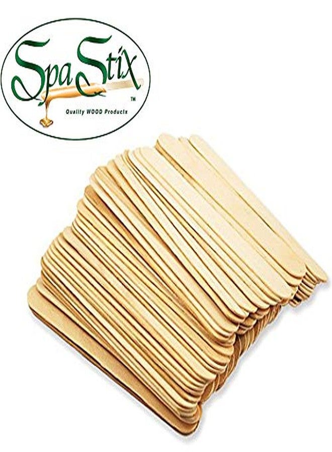 Spa Stix Large Jumbo Waxing Sticks - 6" x 3/4", Pack of 100 Jumbo Sticks - Image 2
