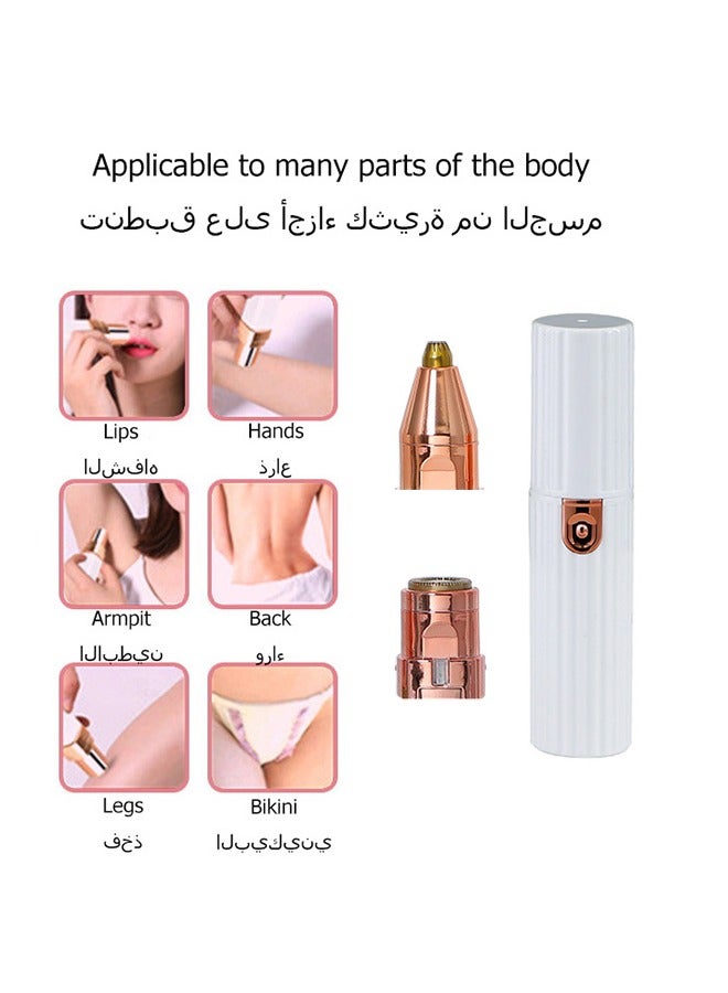 إزالة شعر الوجه جهاز إزالة الشعر غير مؤلم ماكينة حلاقة الوجه ماكينة حلاقة كهربائية - Image 3