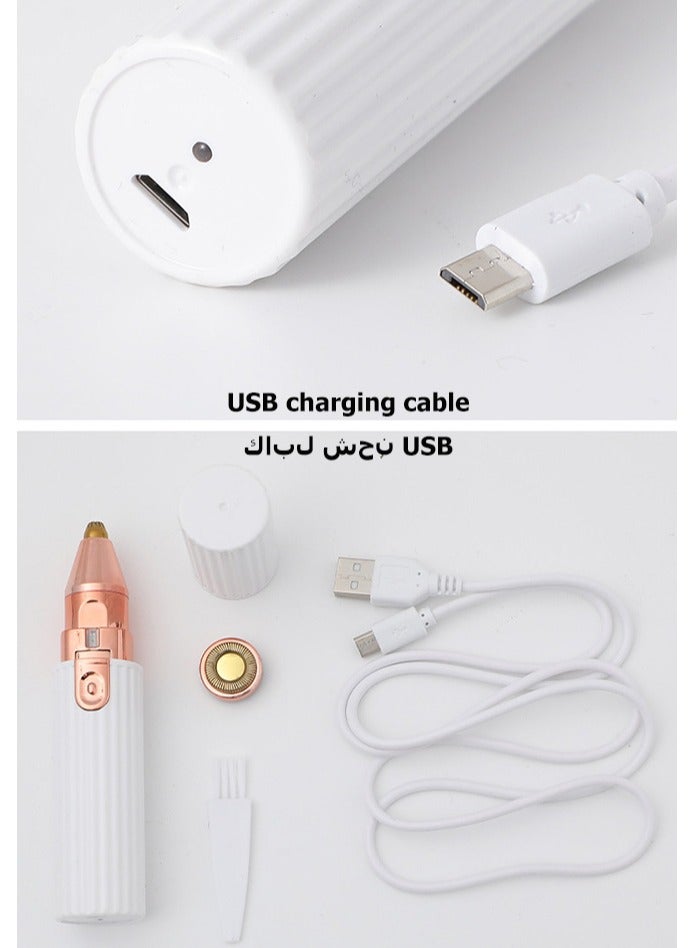 إزالة شعر الوجه جهاز إزالة الشعر غير مؤلم ماكينة حلاقة الوجه ماكينة حلاقة كهربائية - Image 4