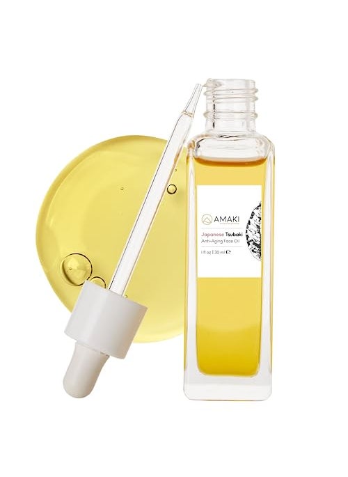AMAKI SKINCARE - Japanese Tsubaki Oil - Best Face Moisturizer. Face Oil for Gua Sha, Anti Aging, Hydrating and more! Facial Moisturizer for Women by Amaki (30ml) - Image 1