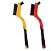 Asofelk 2PCS Small NonScratch Nylon Bristles Wire Brush Set for Cleaning Car Detailing Brush Set for Cleaning in Holes Nylons Brushes for Tight Spaces Nylon Clean Brushes - Image 2