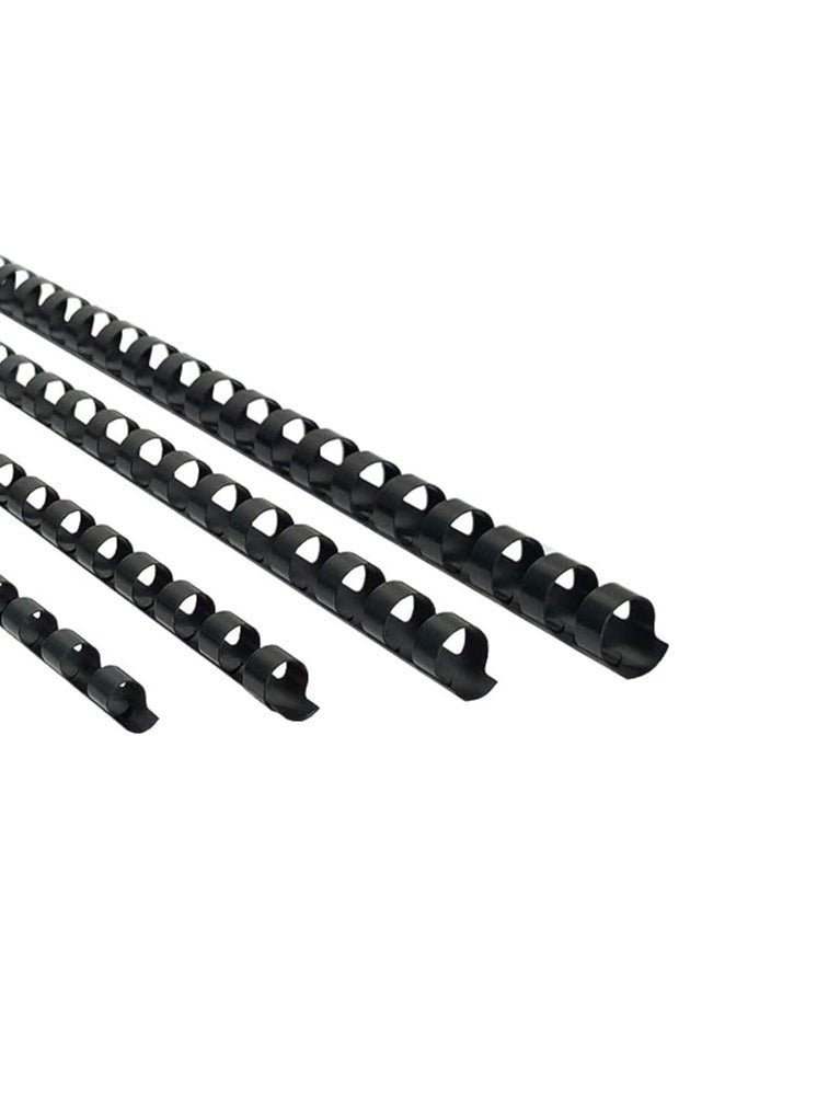 MASTER PLUS Comb Binding Spiral 45mm Plastic 50 Sheet 50pcs  - Image 2