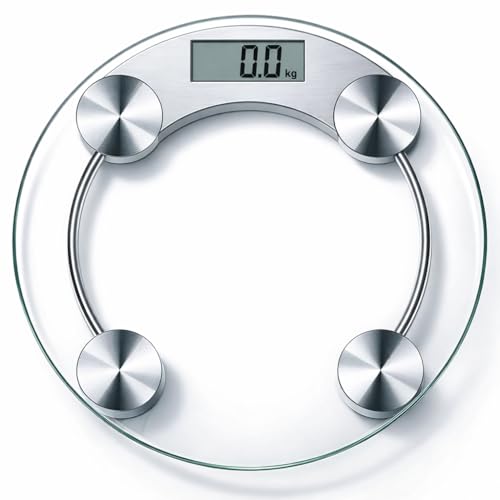 IONIX Weighing Machine For Home | Digital Weight Machine 8MM Tempered Glass Body Scale | 180Kg Capacity | LCD Display | Auto On/Off | High Precision Sensors for Home Bathroom - Image 1