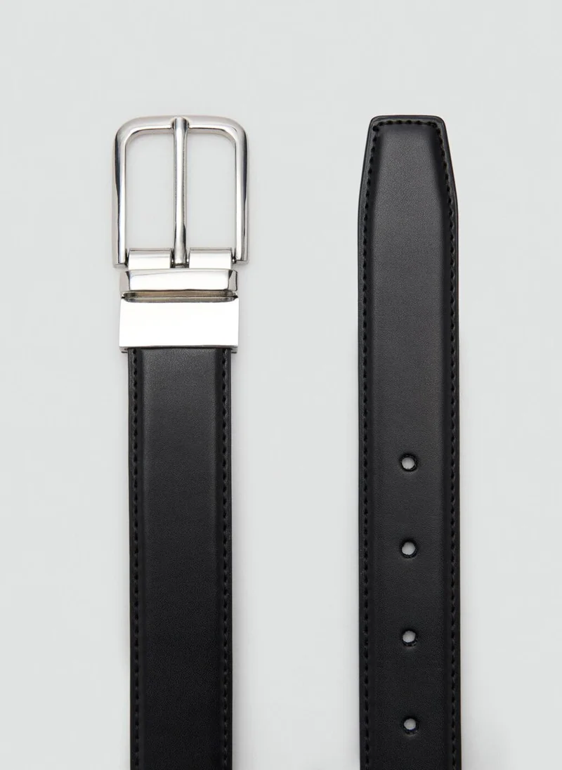 Mango Man  Reversible suit leather belt for Men | Best Price UAE