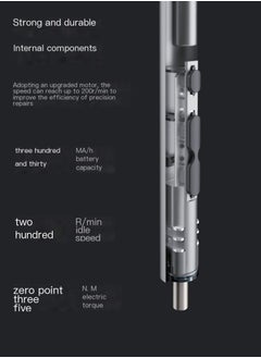 King'sdun Electric Screwdriver 62 in 1 Screwdriver Set Portable Repair Tool Kit Rechargeable Mini Electric Screwdriver for Electronics Phone Watch Computer Repair Tool Kit  - Image 4