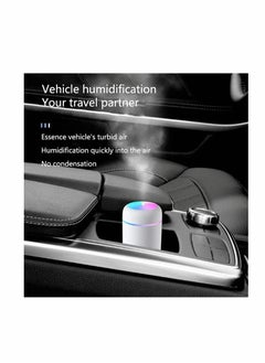 Excefore Portable Mini Humidifier, 300ml USB Personal Desktop Humidifier with 7-Color LED Night Light, Auto-Off, Ultra-Quiet, Suitable Heaithy Life for Home...  - Image 5
