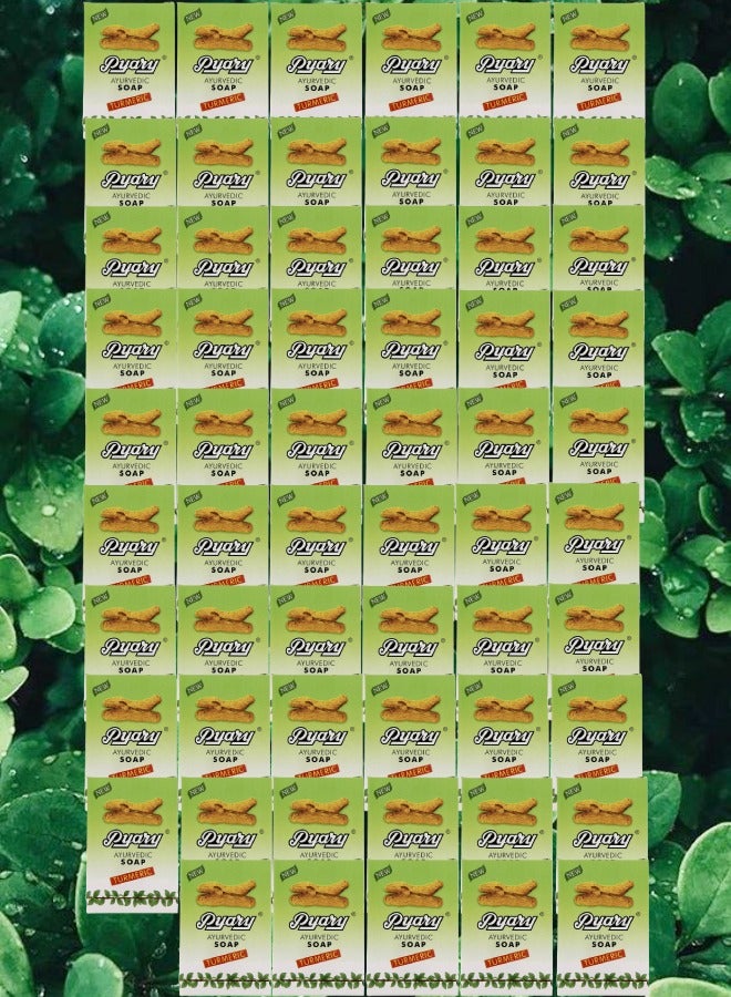 بياري 59 قطع صابون آيورفيدي كركم