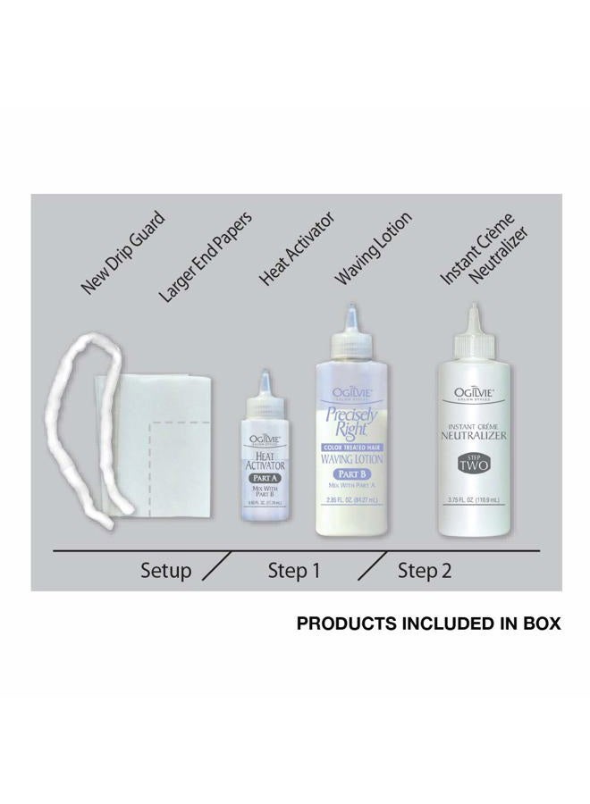 Ogilvie Salon Styles Precisely Right Professional Conditioning Perm Kit - Ideal for Color-Treated, Normal Hair - 1 Application - Image 2